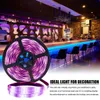 Пластик 150-LED 12V-5050 RGB IR44 Света Света с ИК-пультом дистанционного управления (белая лампа) Бесплатная доставка