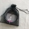 Broche para el cabello de moda acrílica, accesorios para el cabello clásicos, diadema con letra grabada CVIP con sello, bolsa de malla para regalo de fiesta de cumpleaños para niñas