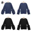 Chandails d'hiver pour femmes dames pull court tricoté pulls Vintage pour femmes fille femme pull hauts 201225