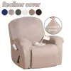 Suede Allinclusive Recliner Chair Cover Stretch Chair Waterproof Nonslip Slipcover Dustproof Massage Sofa Chair Seat Protector 26965088