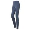 Vansydical Solid Running Tights met Zakken Stretchy Yoga-legging voor dames Hoge taille Jogging Gymbroek Tummy Control1289e
