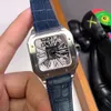 Hollow Series Watch Mens Ament Automatic Mechanical Watches Sapphire 39.8mm Business Wristwatches Double Folding Clasp Montre de Luxe