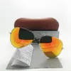 Top -Quality -Glaslinsen Pilot klassische Sonnenbrille Männer Frauen Marke Designer -Pflanze UV400 Mirror 58 mm 62 mm Brown Hülle Aufbewahrung Box Stick2216373