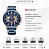 Curren New Mens Watch Fashion Sport Steel Quartz Watch Men Chronograph Hronograph Водонепроницаемые наручные часы9299727