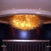 ceiling lights chandelier light fixtures Amber Color 96 by 32 Inch chandeliers lighting for living room home decoration
