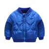 Benemaker Bomber Jacka för Girl Boy Barnens Vinter Oavsett kläder Varma Parkas Coats Baby Kids Windbreaker OuterWear YJ026 LJ201126