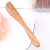 긴 손잡이 나무 잼 치즈 나이프 서양 음식 과자 버터 케이크 주걱 에코 친화적 인 주방 식기 솔리드 우드 spatulas bh6011 wly