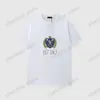 22SS Hommes Femmes Designers T-shirts Tee Ciseaux Impression Imprimer Manches courtes Homme Crew Neck Paris Mode Streetwear Noir Blanc S-2XL
