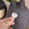 Cute Totoro Piggy Bank Money Storage Box Resin Cartoon Figurines Coin Bank Saving Pot Desktop Decor Children Christmas Gift LJ201212