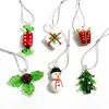 Mini Handmade Glass Christmas Tree Art Figurines Ornaments Colorful High Grade Cute Pendant Xmas Hanging Decor Charm Accessories 2206T