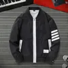 Dragkedja män Bomber Jacket Spring Autumn Fashion High Street Coats Man Casual Baseball Jacket Mens Overcoat Plus Size 4XL 201104