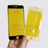 Full Coverage Silk Screen Tempered glass film For iphone 12 Pro Max 11 Xs Xr 8 7 Plus 9D Screen Protector