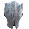 Gra filmowa Thrones Night King Mask Halloween Realistic Scary Cosplay Costume Lateks Party Mask Dorosy Zombie Props T200116211i