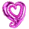 18 pouces crochet coeur forme aluminium feuille ballons gonflable fête de mariage décoration saint valentin anniversaire bébé douche Air