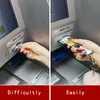 Akrylowy brelok niestandardowy karta bankomatowa grabber klamerka plastikowa dla długich paznokci