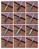 Creative Empty Tube Ballpoint Pen 28 Colors Self-filling Metal Crystal Ballpen With no Gold Foil Oil Roller Ball Pen Cute DIY Writing Gift