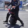 Scooter elettrico 1500W Sedile motociclistica auto-bilanciamento con una ruota da 110 km da 110 km da 60 V scooter elettrico-monowheel