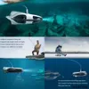 PowerVision PowerRay Submarino FPV Drone ROV Cámara de pesca 1080p Asistente con 4K UHD Navegación Rc Sonar de pesca