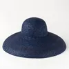 Новая европейская и американская ретро -элегантная купольная горшка соломенная соломенная шляпа Дамы солнцезащитные кремы солнечный крем солнечный шаш