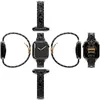 Cinturino a tre perline per Apple Watch Series 7 6 5 SE 4 3 Bracciale PC placcatura cinturini per cinturino Iwatch 45mm 41mm 40mm 44mm 38mm 42mm Accessori cinturino