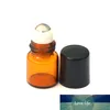 6pcs Mini 1ml Colorful Roller Glass Bottles for Essential Oil Perfume Refillable Roll on Bottle Deodorant Contain