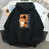 Tobio Kageyama Anime Charakter Haikyuu Hoodie Mann Lose Beiläufige Sweatshirts Herbst Homme Langarm Tasche Streetwear Schwarz Top H1227