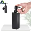 Matte Black Liquid Soap Dispenser Pump Pompa con mousse con bottiglia di mousse imbottigliamento Shampoo Lozione Pompa a muro Pompa per doccia Bottiglie Y200407