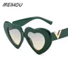 Sunglasses Love Heart Shaped Women Fashion Retro Cat Eye Sun Glasses Designer Travel Party Shades UV400