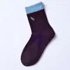 Chaussettes pour hommes 2021 couleur coton automne longue mode masculine affaires confortable décontracté déodorant bas 1