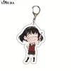 Keychains Q -version anime Kakegurui akryl nyckelring jabami yumeko meari saotome yumemite yumemi söta figurer nyckelväska charm fans gåva fr