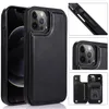 Luxe PU lederen back case voor iphone 12 11 pro max xs xr 8 7 Samsung note20 S20 S10 plus ultra A10S A20 A51 A71 A81 A91 met kaarten slot