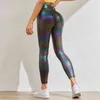 Normov Pearly Sexy Legging Kläder Seamless Fitness Bright Skin Push Up Glänsande Slim Läder Kvinnors Byxor 211221