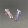 OD 8mm 12mm Flat Mouth Smoking Glass Filter Tip 30mm 35mm Length Holder Tube For Rolling Paper Dry Herb Tobacco Pipe