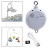 Canzone Rotary Baby Mobile Culla Sonagli Letto Campana Giocattolo Movimento a batteria Carillon Passeggino Campana appesa Giocattoli Scheda SD da 128 MB L7477828