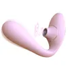 Massage suger vibrator dubbel motor AV Wand Silikonpinne G-Spot Klitorisstimulator Kvinnlig Masturbator Vuxen sexleksak för kvinna och man