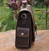 Briefcases EEKEND 2058 Genuine Leather Top Skin Crazy Horse Multi-Pocket 13 Inch Handbag Briefcase Shoulder Crossbody Laptop Bag For Man1