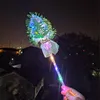 Sticchi di luce a LED giocattoli stelle fluorescenti luminose illumina la farfalla principessa fata magia bacchetta di bacchetta di bacchetta di compleanno di compleanno girals natalizi gi2186019