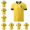2020 2021 Milli Takım İsveç Futbol Forması 10 Ibrahimovic 7 Hedlund 11 Kacaniklic 9 Berg 7 Larsson 3 Danielson Futbol Gömlek Kitleri