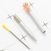 Pineapple Top Metal Ballpoint Pens Refills Medium Point 1mm Black Ink Party Gifts School Office Supplies RRE12511