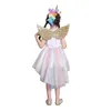 Projektanci Ubrania Kids Princess Rainbow Cosplay Tutu Unicorn Dress for Lovely przyciągając uwagę 358D4173045