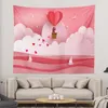 Happy Valentines Day Tapestry Wall Hanging Romantic Love Pattern Backdrop for Bedroom Living Room Dorm Party Decor RRF13076