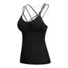 New Style Chest Fold Yoga Vest Sexy Thin Belt Cross Beauty Strap Sports Bra Running Fitness Tank Tops Gym Clothes Women9415233