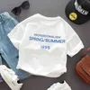 Grafisk T-shirts Tjejer Kawaii Anime Boys Kids Sommarkläder För Tonåringar Blusar Harajuku Tröja Gulliga Toppar Baby Boy T-shirt G1224