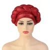 Chapeaux de chapeau de chapeau africain chapeaux pour femmes préjouées Africain Designer Bonnets de concepteur Turban Knot Beanie Africaine Turbante Africano 211228