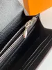 Projektant mody portfel luksusowe męskie portfele damskie skórzane torby wzloty jakości klasyczne kwiaty portmonetka Plaid etui na karty sprzęgła torebki z oryginalnym pudełkiem 611L79
