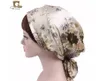 Nuove donne signore berretti cappello di seta notte berretto da notte capelli cofano cappello copricapo raso turbante avvolgente foulard14707759