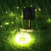 100/200 LED Solar Strip Light IP65 Filo di rame String Fairy Light Pannello solare esterno Alimentato Giardino domestico Decorazioni per feste di Natale Y200903