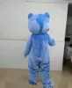 Halloween Full Blue Bear Mascot Costumes Christmas Fancy Party Dress Cartoon Character Outfit Suit Adults Size Carnival Easter Advertising Theme Clothing