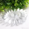 10Pcs/Bag 18 Round Wheel White Transparent False Practice Showing Shelf Tips Palette Art Display Chart Arcylic Polish Board Design