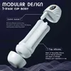 Real Male Sucking Masturbation Device Toy with Suction Adult Vibrator Sexual Machine 0114